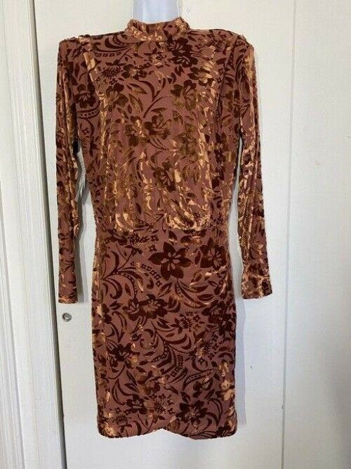 nicole miller new floral burn out msrp short cocktail dress