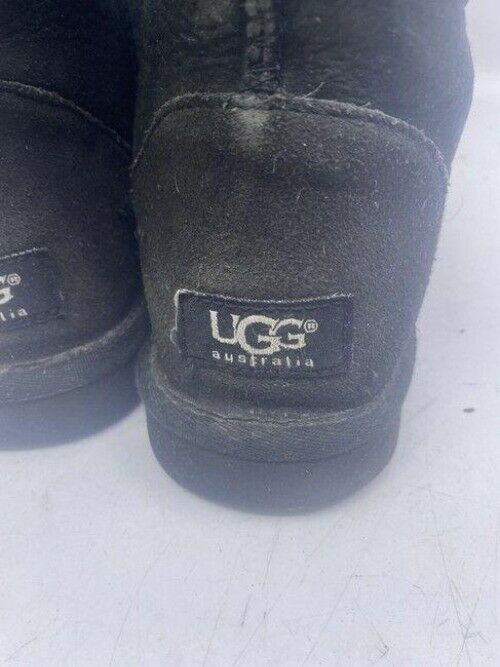 Ugg Australia Black Classic Slip On Tall Bootsbooties Size Us