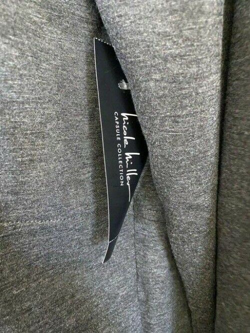 nicole miller grey new sweater small short casual dress