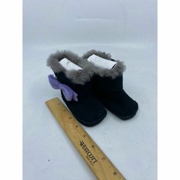 UGG Baby Black Purple Boots Size 1