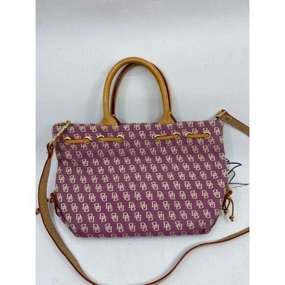 DOONEY & BOURKE Purple White Tan Tote Crossbodybag