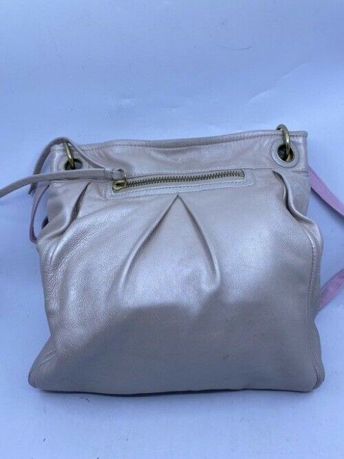 Coach Large White Leather Cross Body Bag