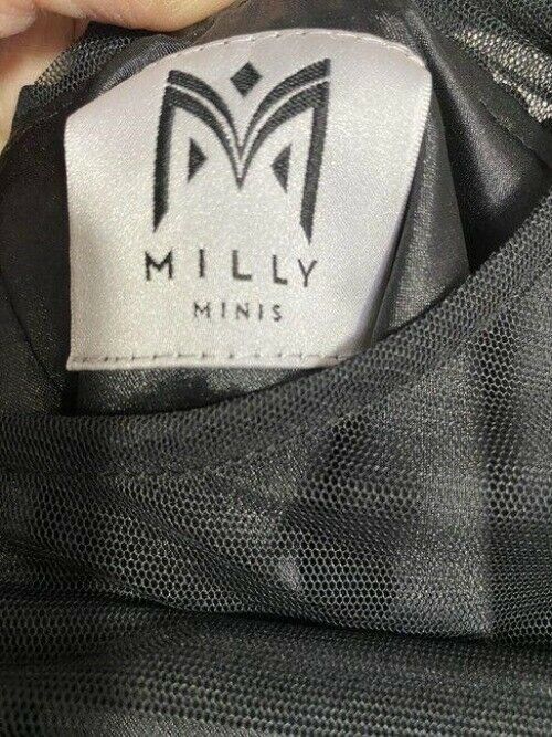 milly minis blackpurple new girls sequined short casual dress