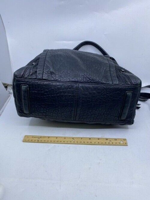 Botkier Large Convertible City Black Pebbled Leather Cross Body Bag