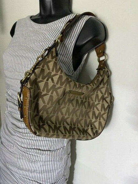 michael kors small handbag msrp beige brown hobo bag
