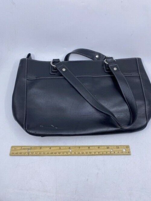 Etienne Aigner Vintage Black Leather Shoulder Bag