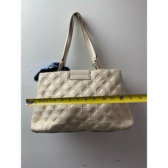 KATE SPADE Leather Handbag W/ Winnie The Pooh Silk