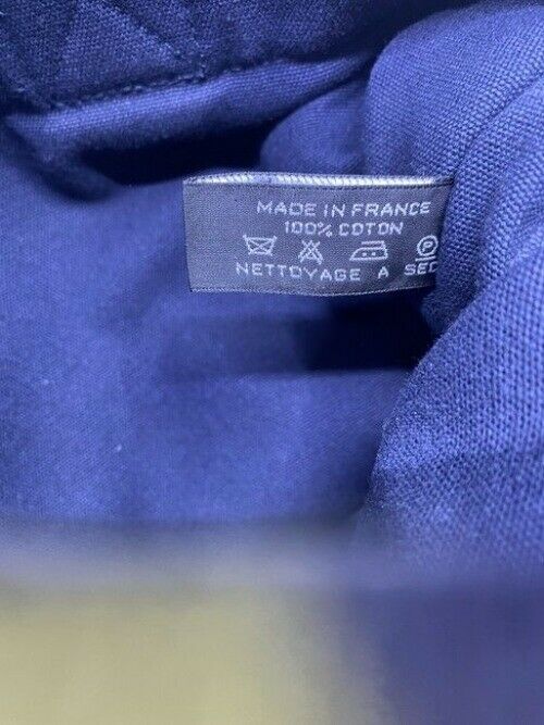 Hermes Fourre Tout Pm Navy Cotton Tote