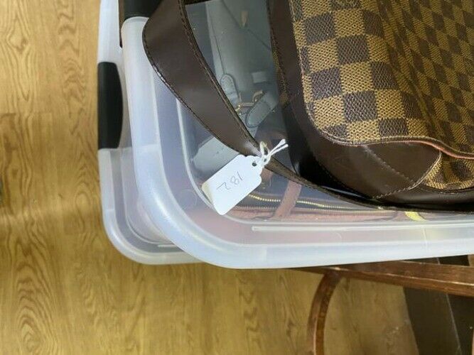 Louis Vuitton Bastille Vintage Brown Monogram Canvas Messenger Bag