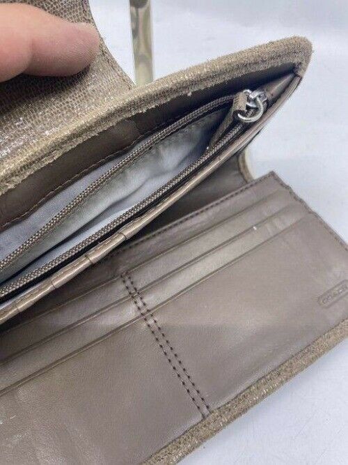 Coach Multicolor Large Unique Design Card Id Wallet