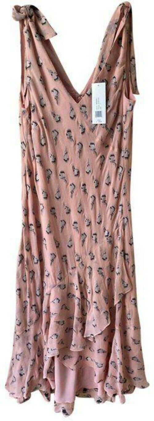 Nicole Miller Pink W Leopard Msrp Short Casual Dress