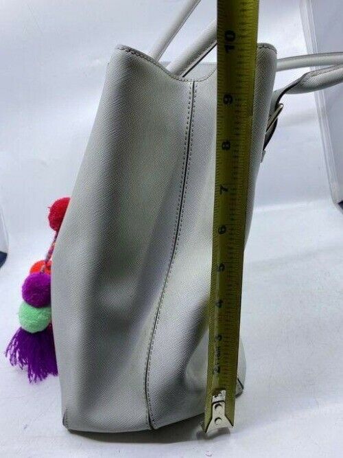 kate spade shopping xl w saffiano w detachable off white leather tote