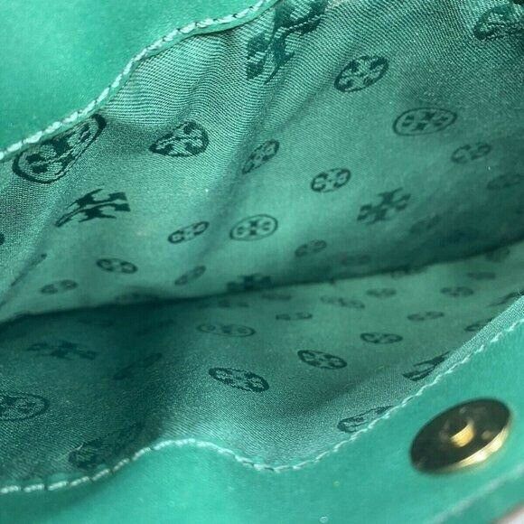 TORY BURCH Green leather hobo Bag