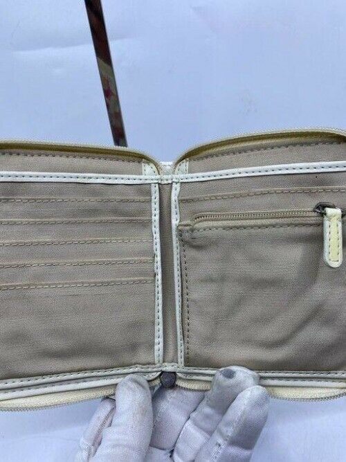 coach pink w cute signature c small change spot wallet