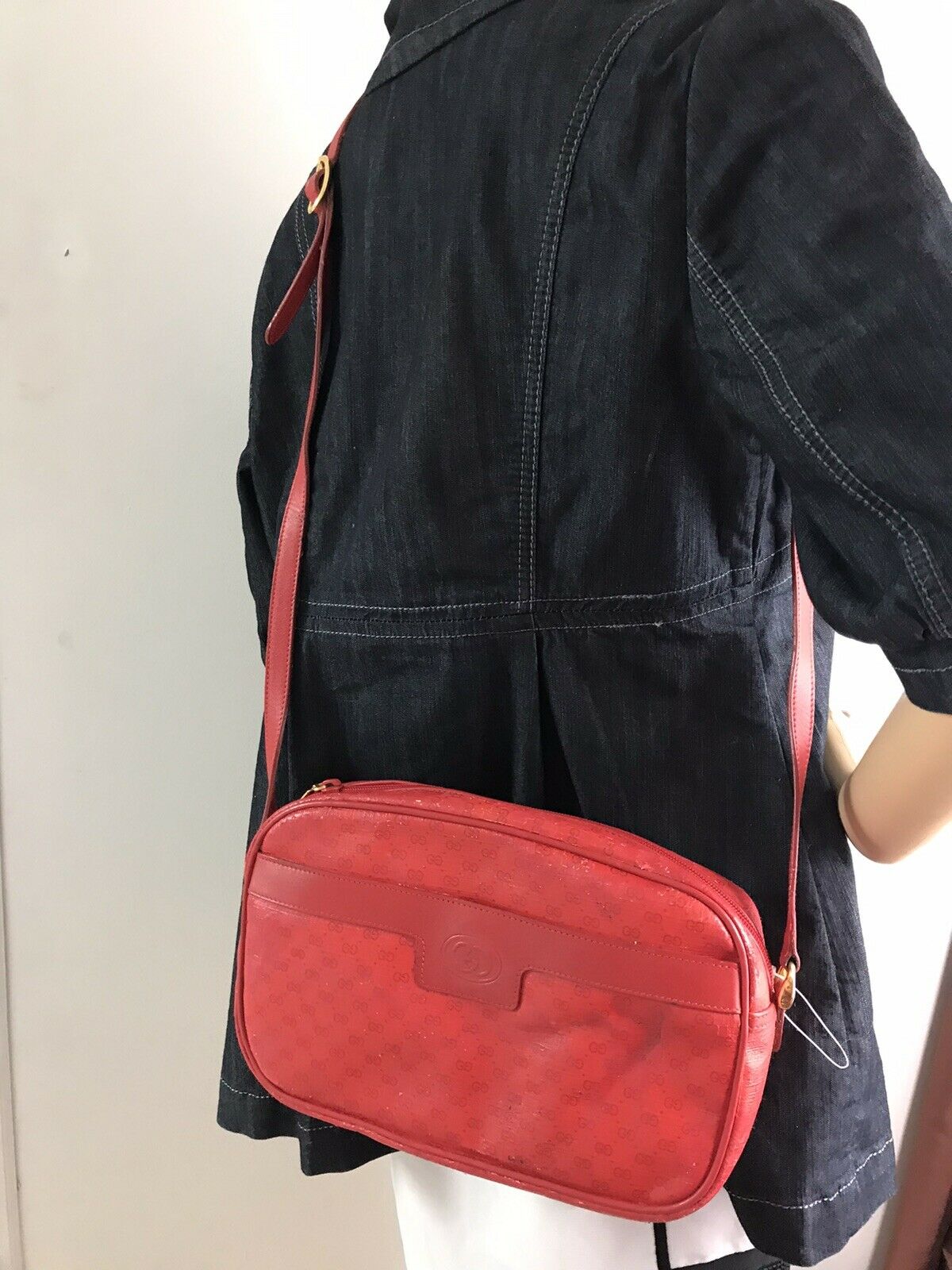 GUCCI Vintage Red Crossbody