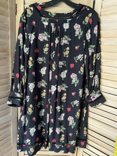 Nicole Miller Black Green White New Floral Mini Msrp Short Casual Dress
