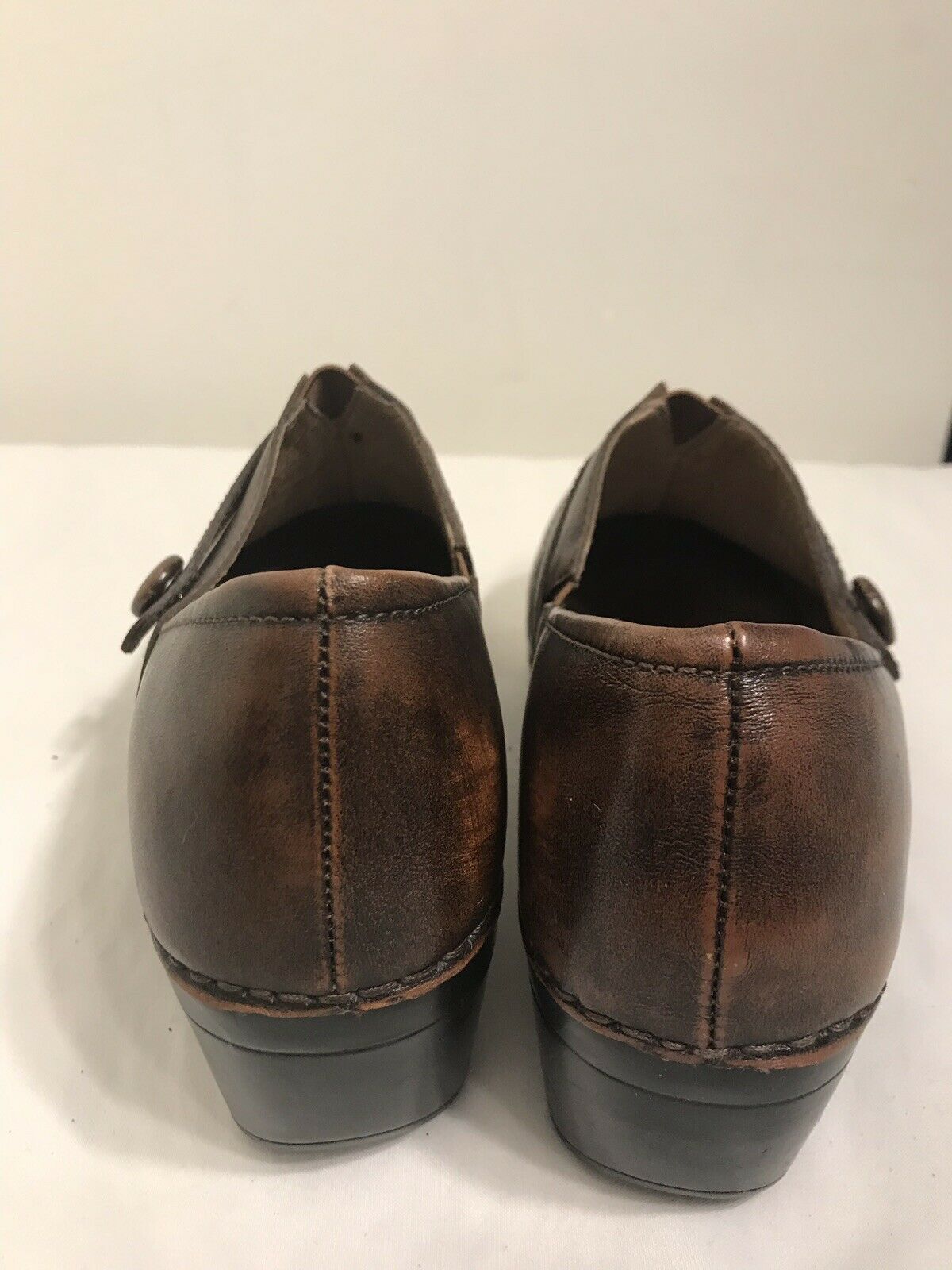 DANSKO CLASSIC CLOGS Brown Leather- Size 9.5