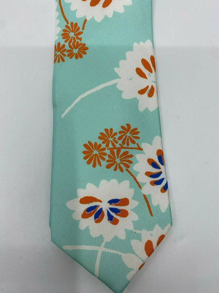 NWT BONOBOS Neck Tie Turquoise Floral Great for Spring MSRP 98