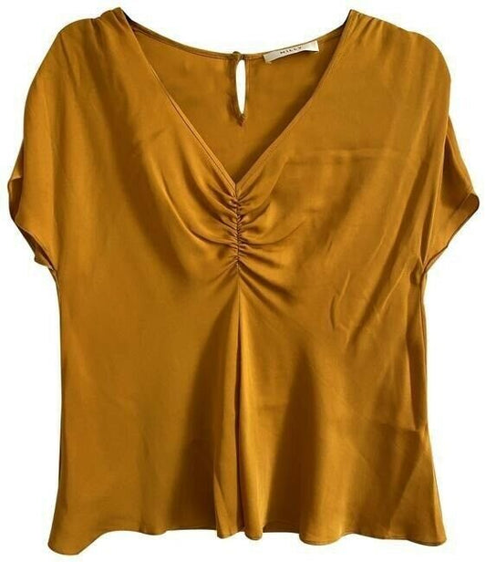 Milly orange new ss blouse