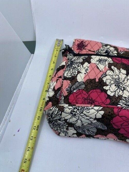 vera bradley messenger redpink fabric cross body bag
