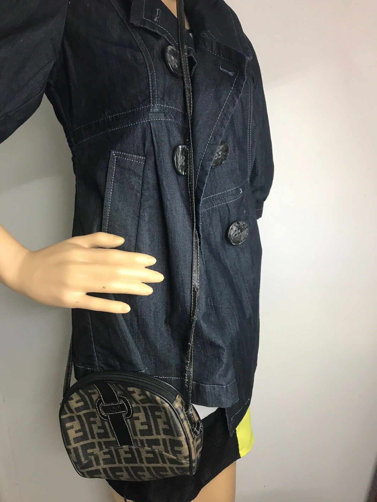 FENDI Vintage All over logo small crossbody