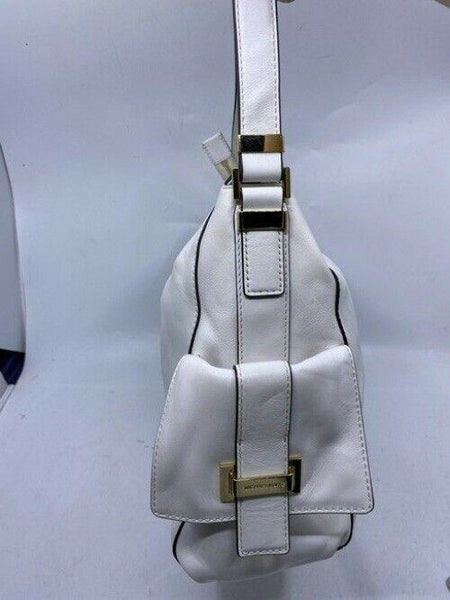 michael kors msrp white leather shoulder bag