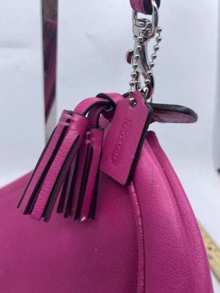 Coach Oversized Pink Leather Wristlet