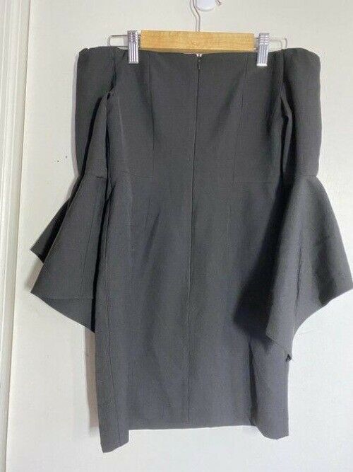 milly minis gray new short casual dress