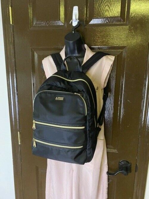 Aimee Kestenberg Super Light Positano Laptop Sleeve Black Nylon Backpack