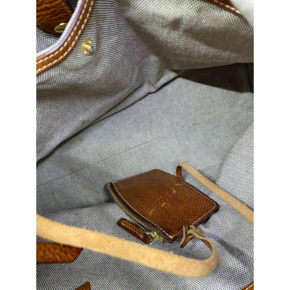 DOONEY & BOURKE Tan Brown Large Leather Tote Bag