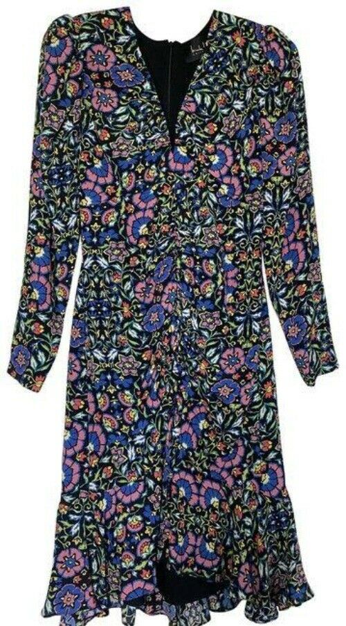 nicole miller multicolor new knee length printed msrp