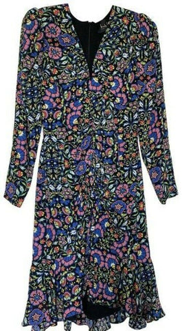 nicole miller multicolor new knee length printed msrp