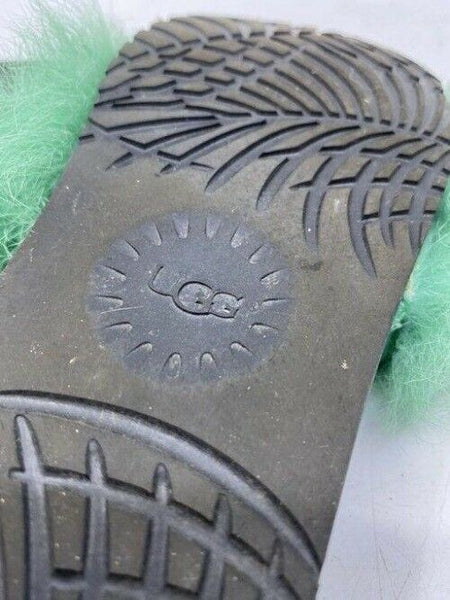 Ugg Australia Green Super Cute Puffed Sandals Size Us