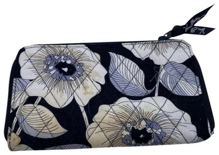 Vera Bradley Black Lightweight Id Hold All Wallet