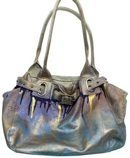 Customized By Me Multicolor Leather Shoulder Bag