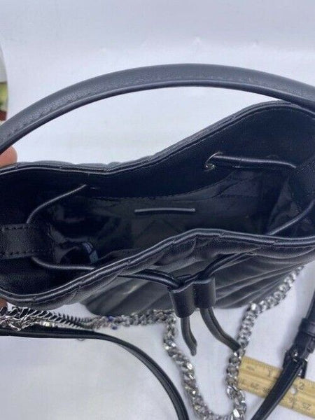 Michael Kors Suri Small Vegan Black Faux Leather Cross Body Bag