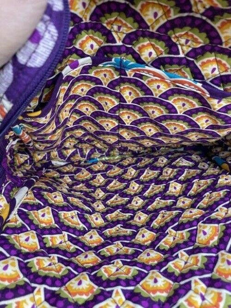 Vera Bradley Pack Msrp Purple White Green Backpack