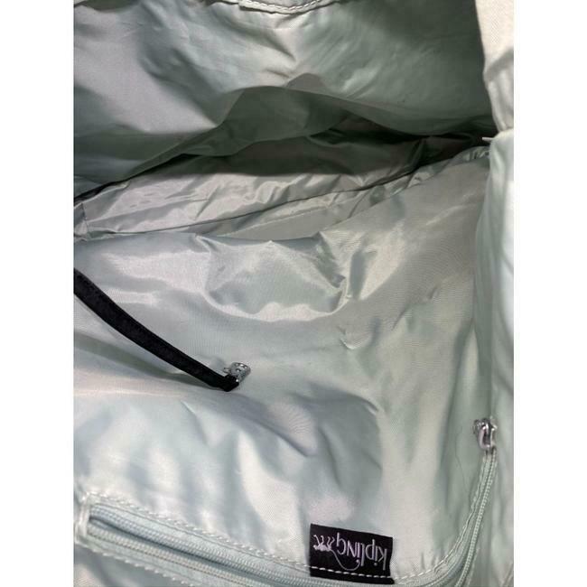 KIPLING XL Fabric Tote Bag Gray Silver