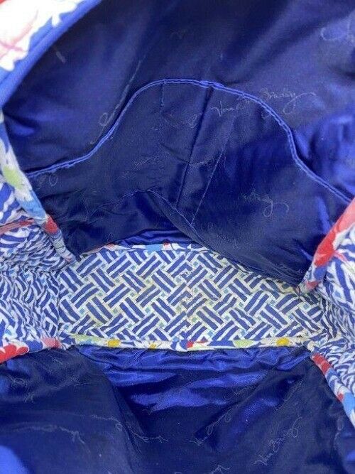 vera bradley floral quilted large multicolor backpack
