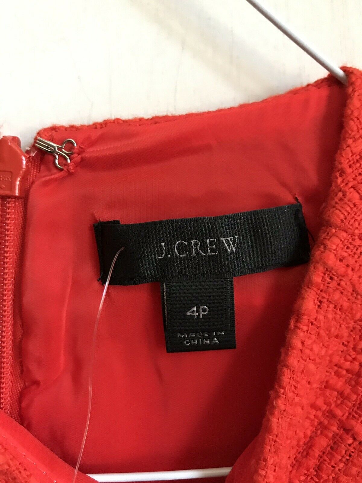 NWT! J. CREW Orange Sleeveless Dress 4P