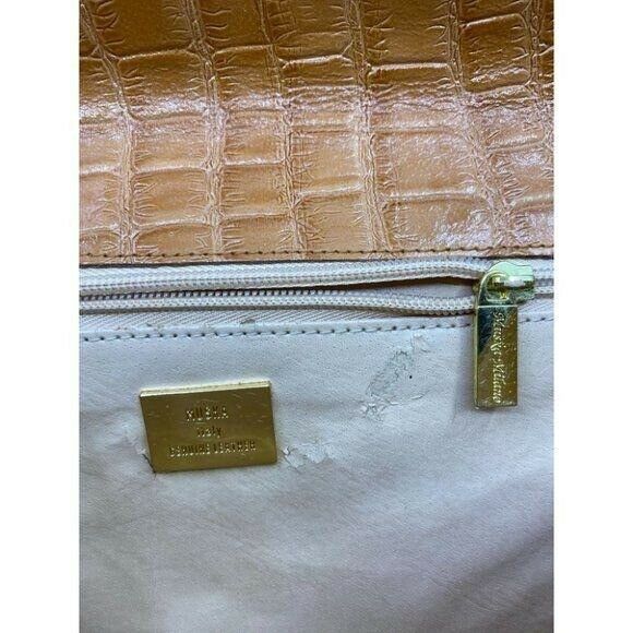 Muska Milano Orange Vintage Leather Handbag