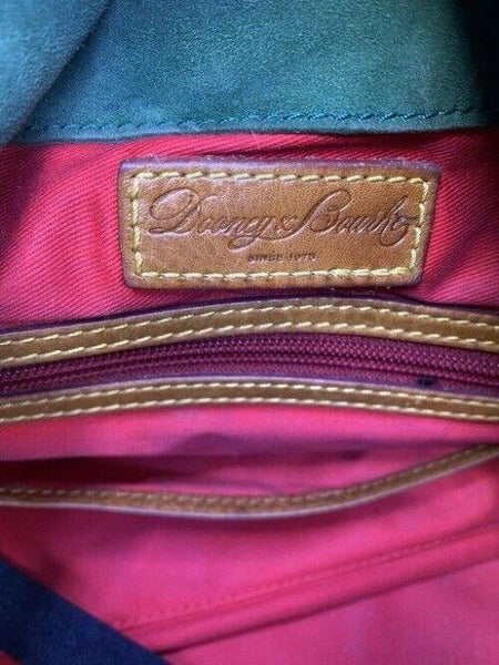 Dooney and Bourke w strap tan leather cross body bag