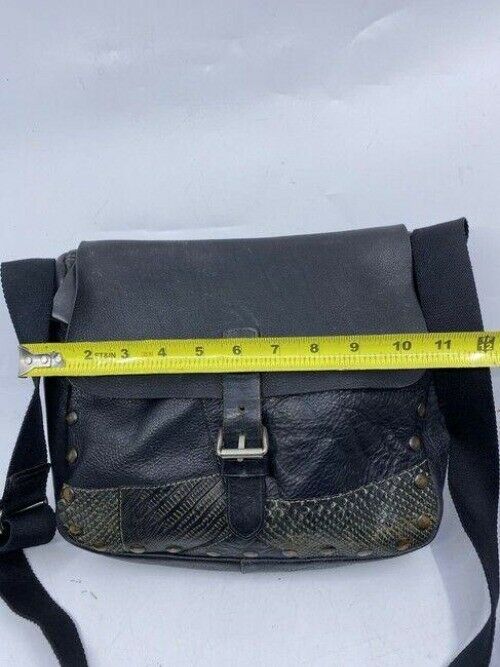 prada vintage black leather cross body bag