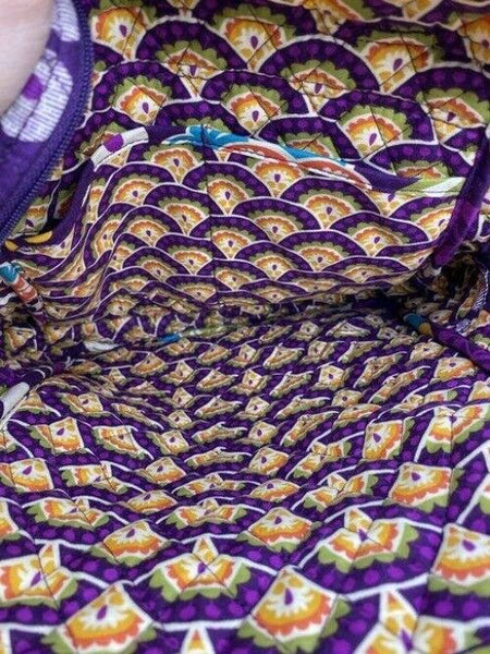Vera Bradley Pack Msrp Purple White Green Backpack