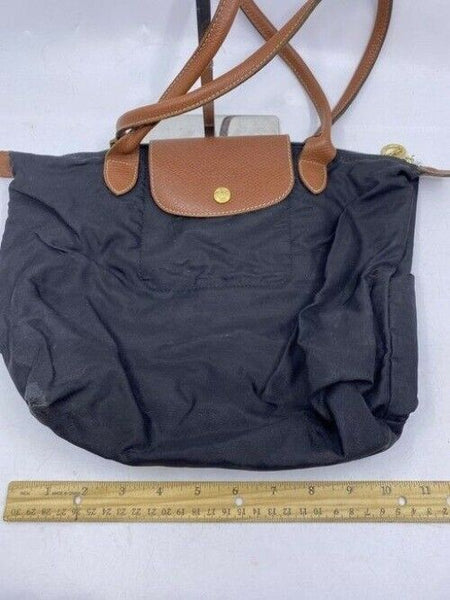 Longchamp Project Black Nylon Shoulder Bag