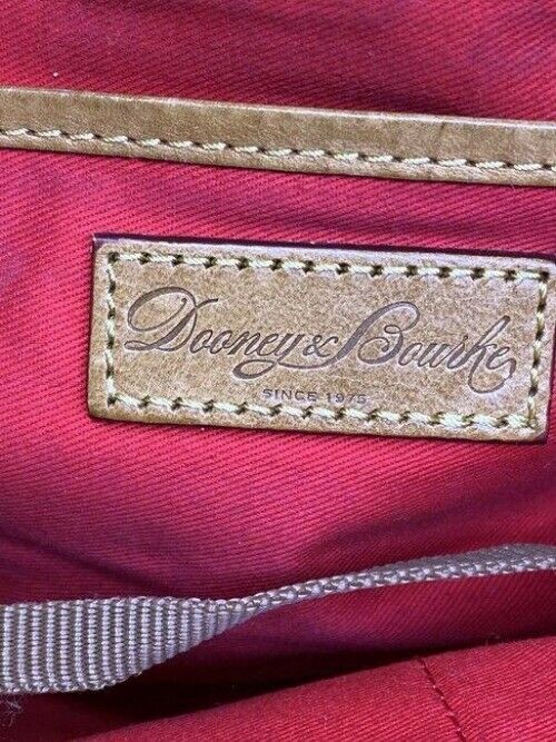 dooney and bourke yellow leather shoulder bag