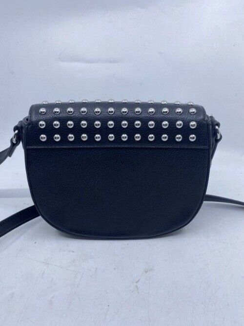 Love Moschino Studded Black Leather Cross Body Bag
