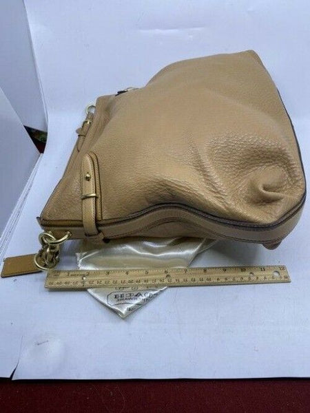 Coach Tote Tan Leather Shoulder Bag