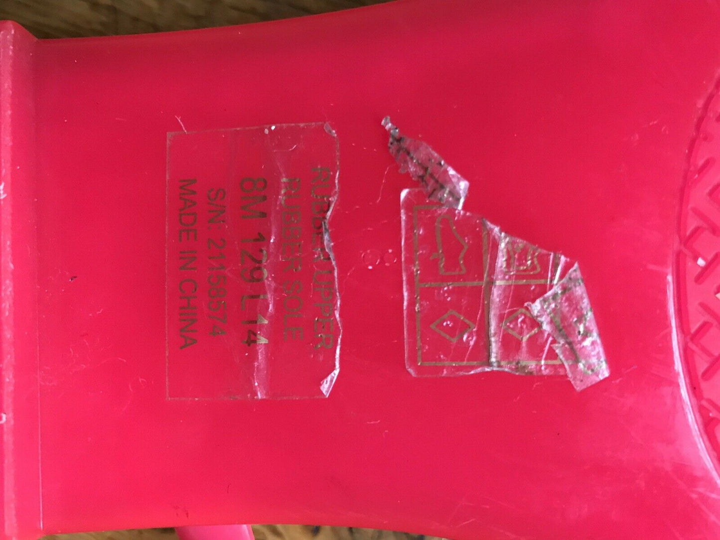 TORY BURCH Hot Pink Jelly Slip On Slippers Size 8