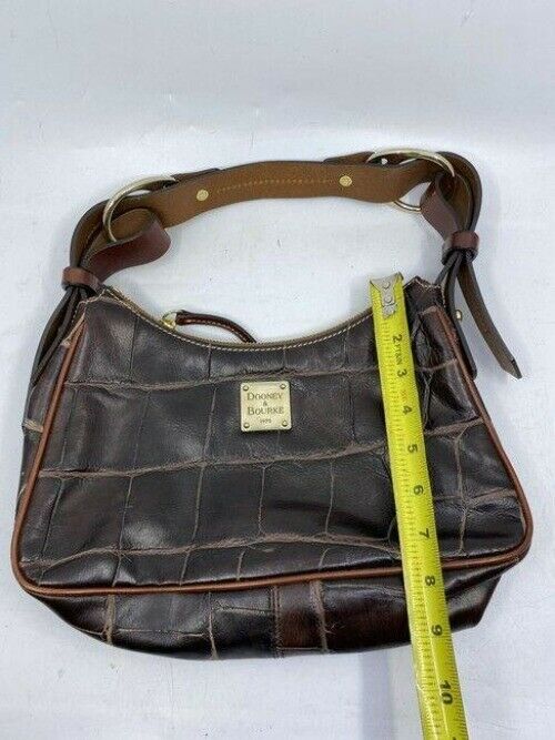 dooney and bourke animal print handbag small brown leather hobo bag